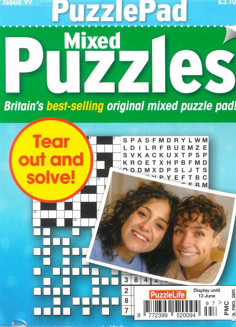 Puzzlelife PuzzlePad Mixed Puzzles - NO 97