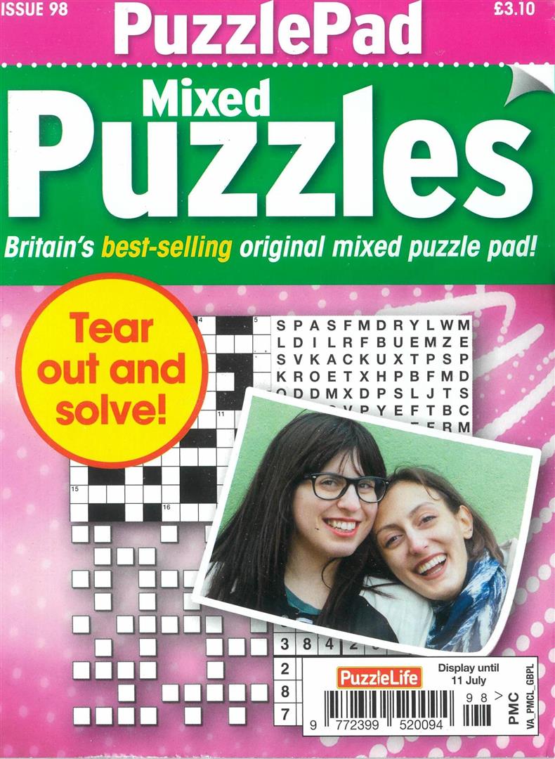 Puzzlelife PuzzlePad Mixed Puzzles - NO 98