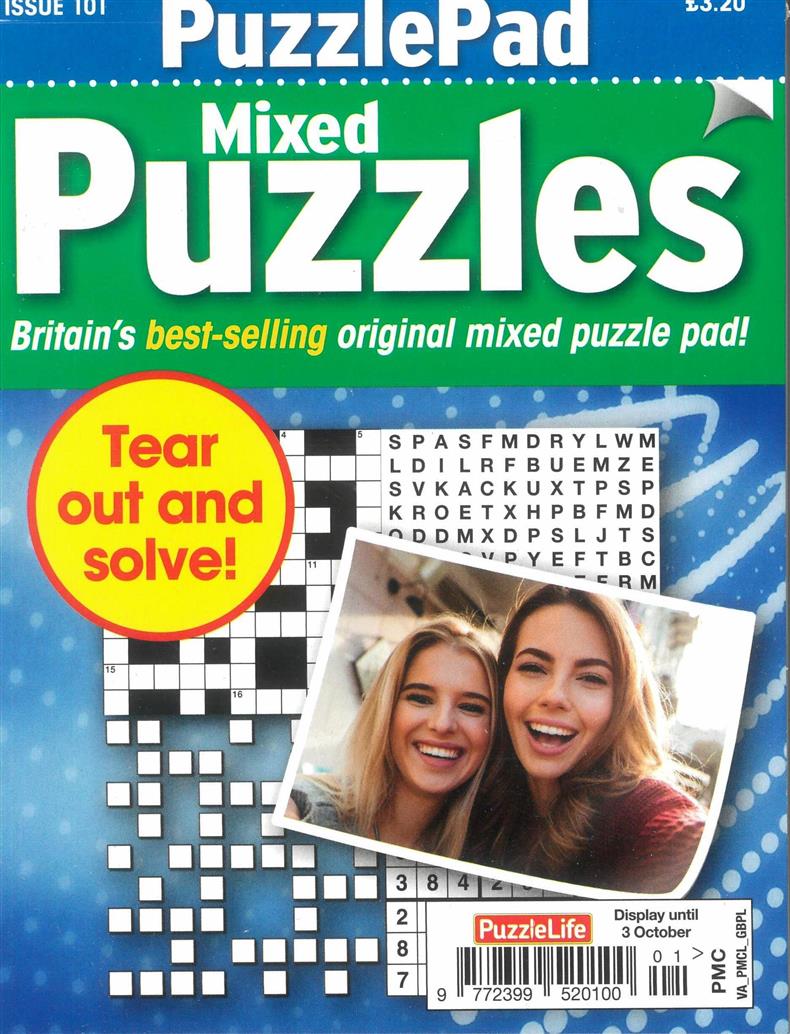 Puzzlelife PuzzlePad Mixed Puzzles - NO 101