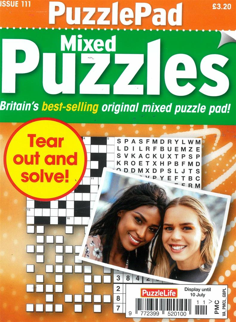 Puzzlelife PuzzlePad Mixed Puzzles - NO 111
