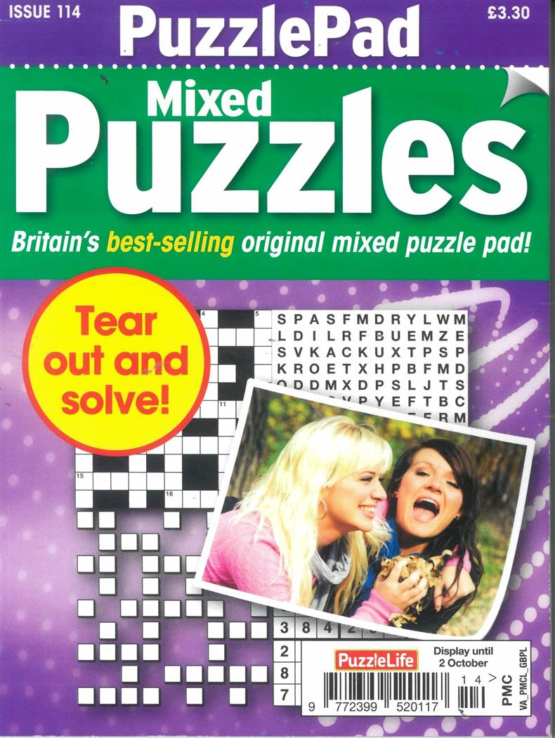 Puzzlelife PuzzlePad Mixed Puzzles - NO 114