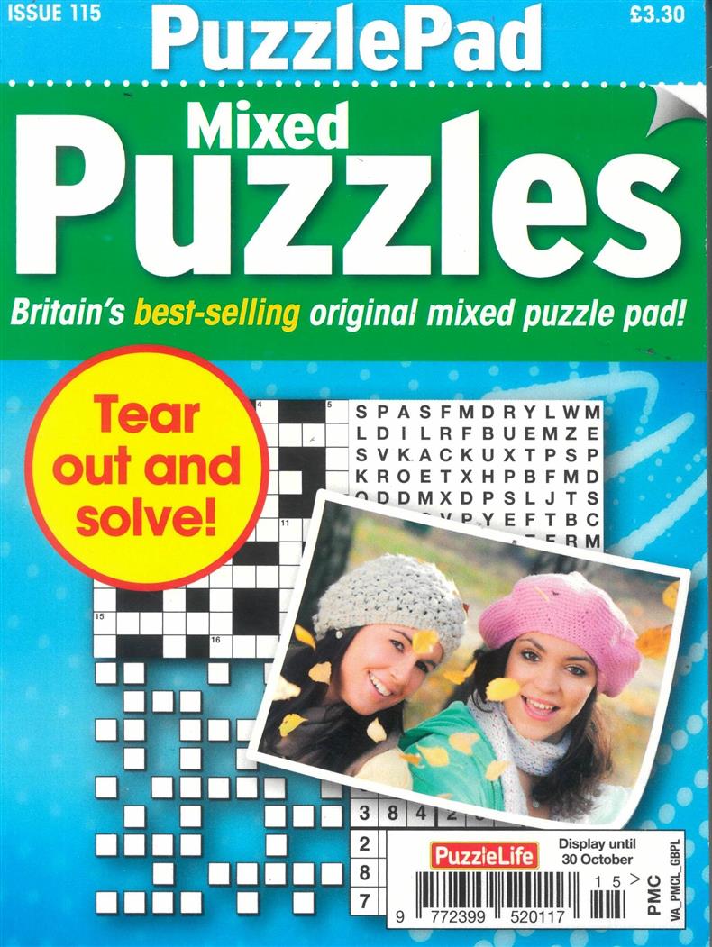 Puzzlelife PuzzlePad Mixed Puzzles - NO 115
