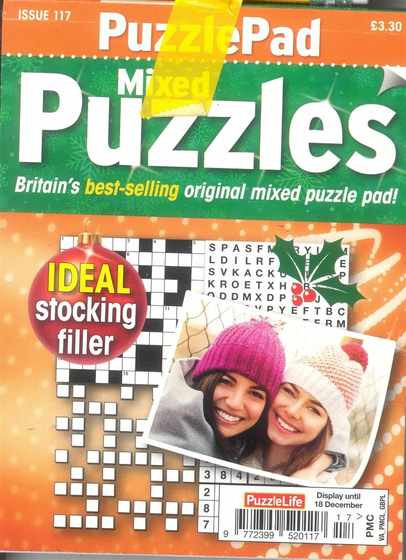 Puzzlelife PuzzlePad Mixed Puzzles - NO 117