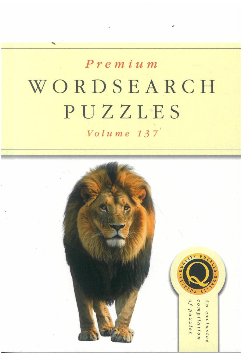 Premium Wordsearch Puzzles - NO 137