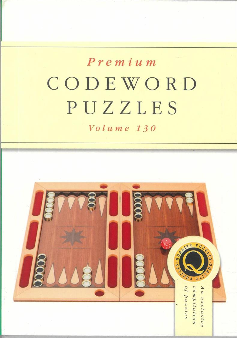 Premium Codeword Puzzles - NO 130