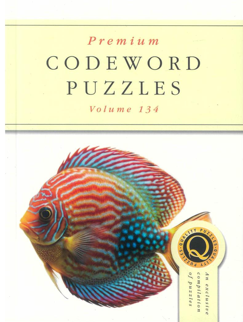 Premium Codeword Puzzles - NO 134