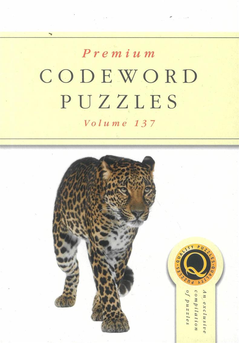 Premium Codeword Puzzles - NO 137
