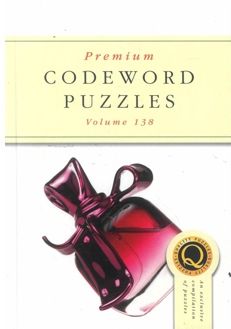 Premium Codeword Puzzles - NO 138