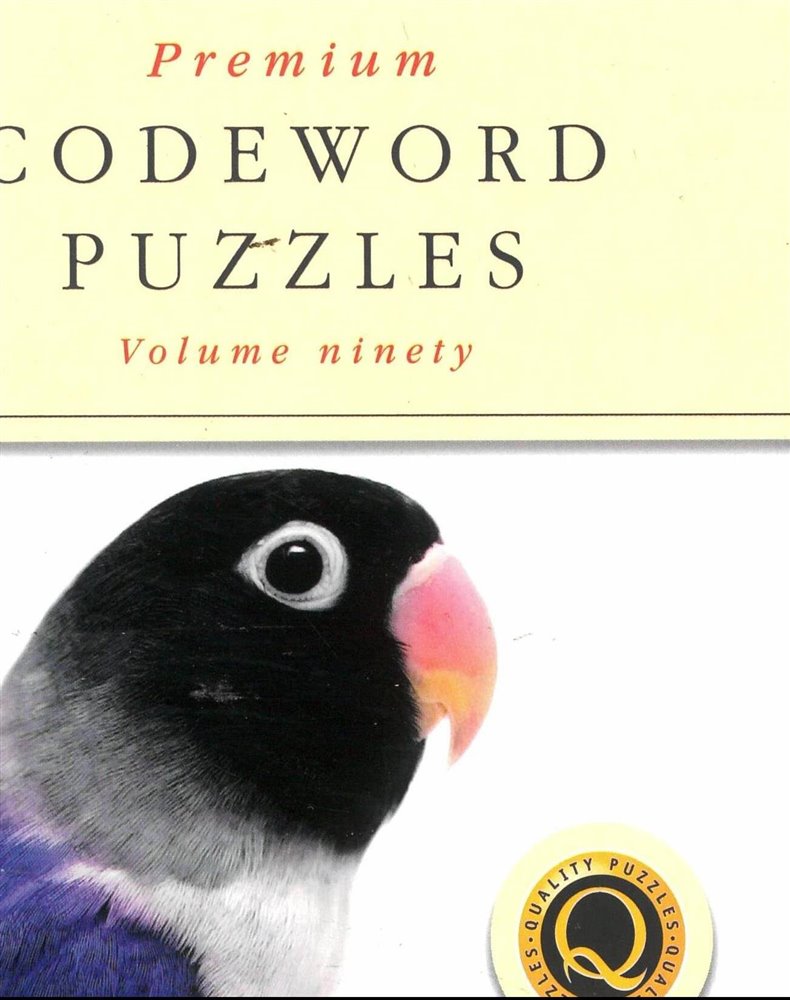 Premium Codeword Puzzles Magazine Issue NO 90