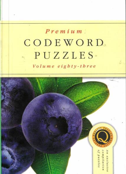 Premium Codeword Puzzles Magazine