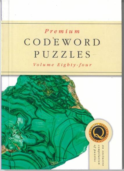 Premium Codeword Puzzles Magazine