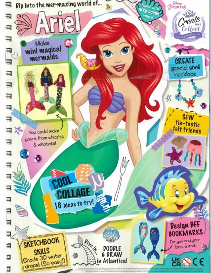 Disney Princess Create and Collect Magazine