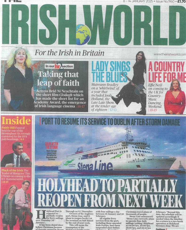 Irish World - 08/01/2025