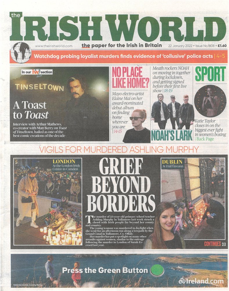 Irish World Magazine Issue 22/01/2022
