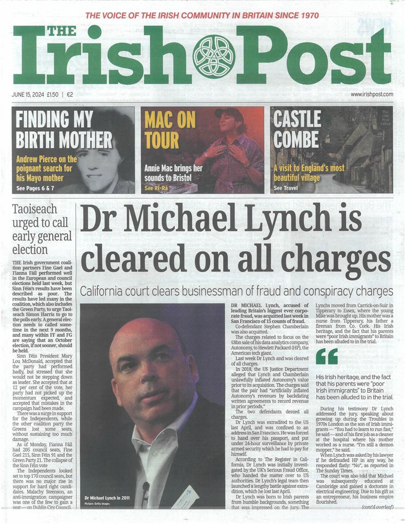 Irish Post - 15/06/2024