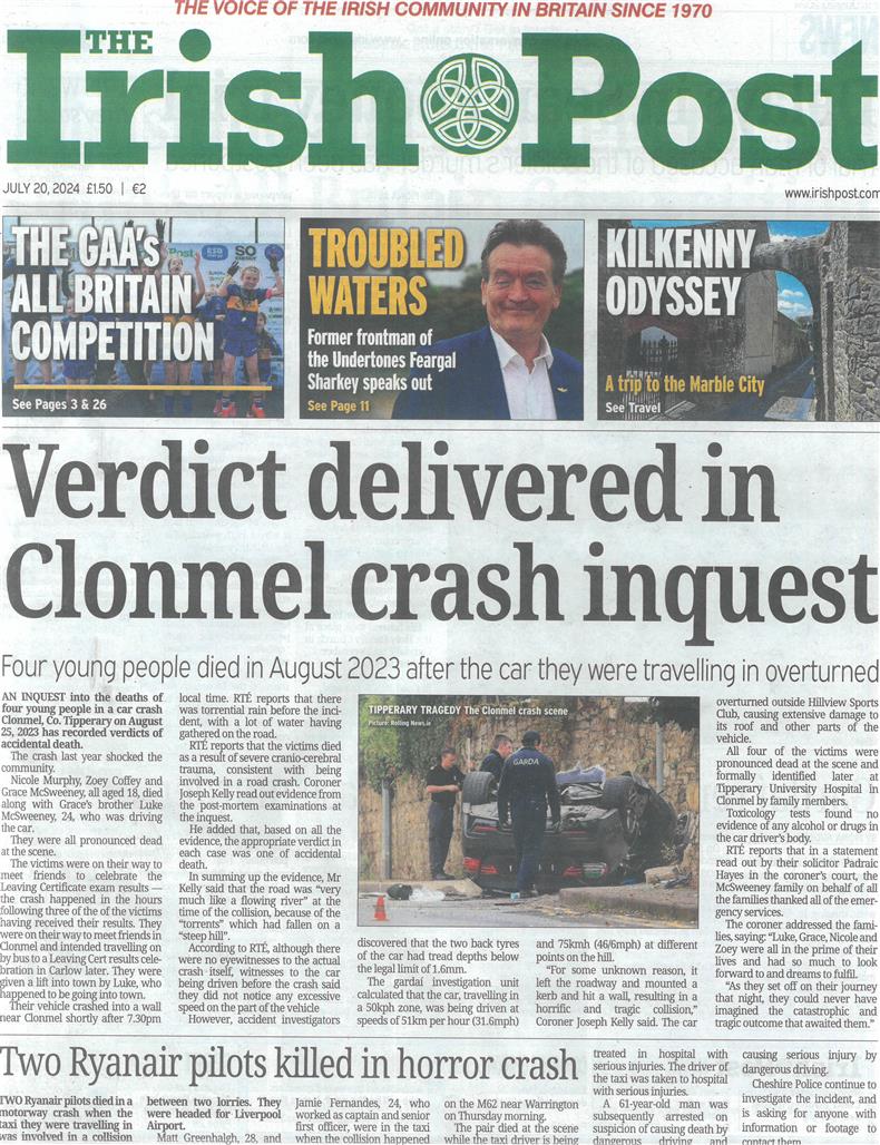 Irish Post - 20/07/2024