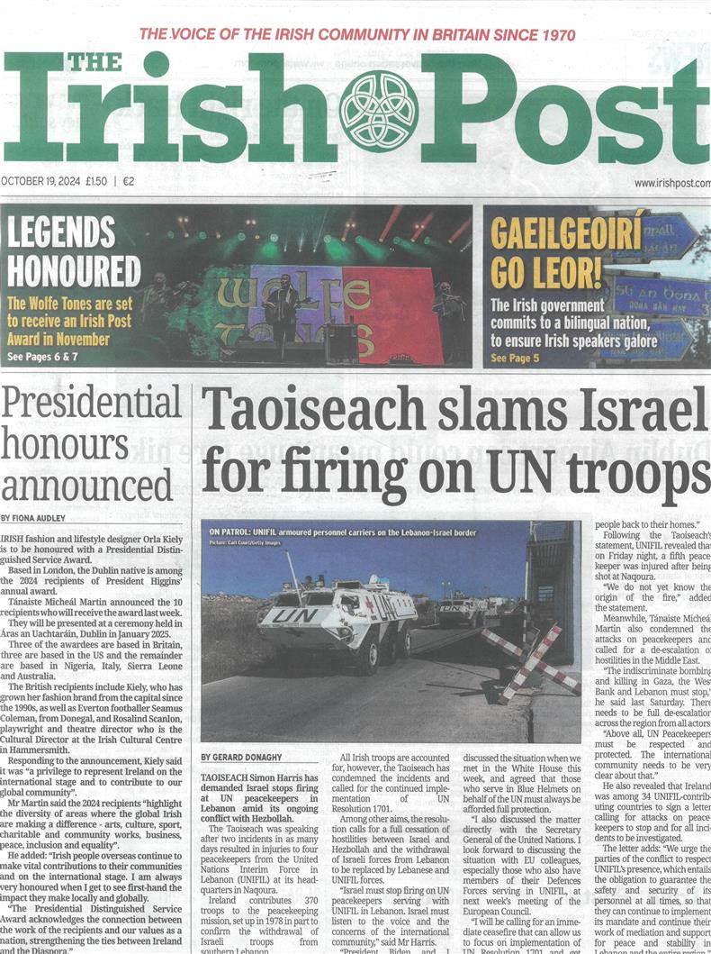 Irish Post - 19/10/2024