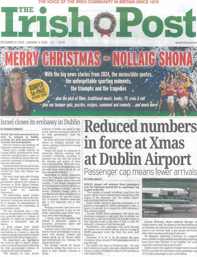 Irish Post - 21/12/2024