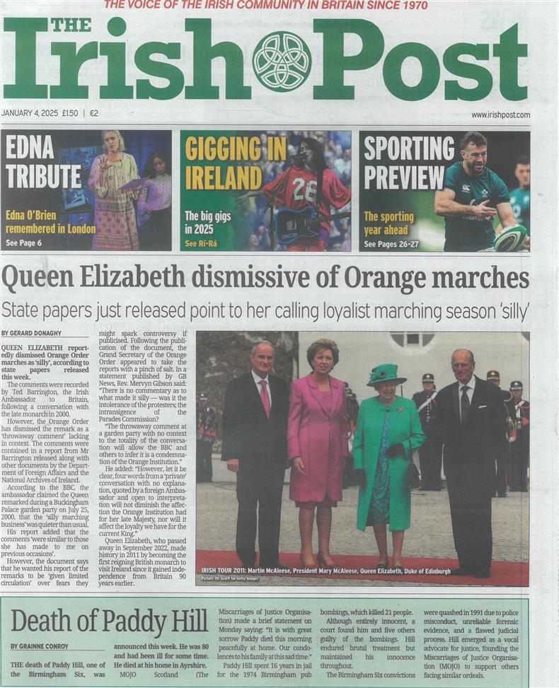 Irish Post - 04/01/2025