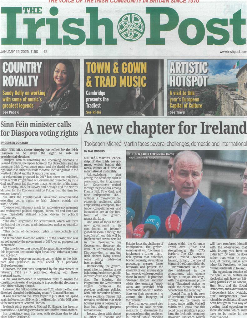 Irish Post - 25/01/2025