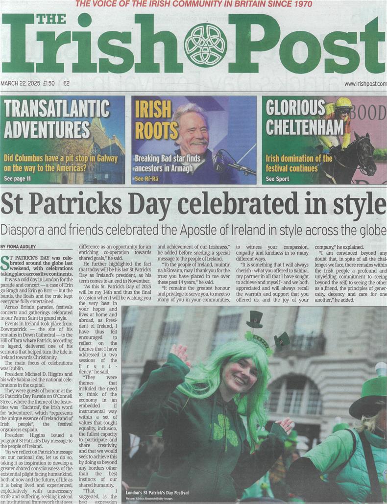 Irish Post - 22/03/2025