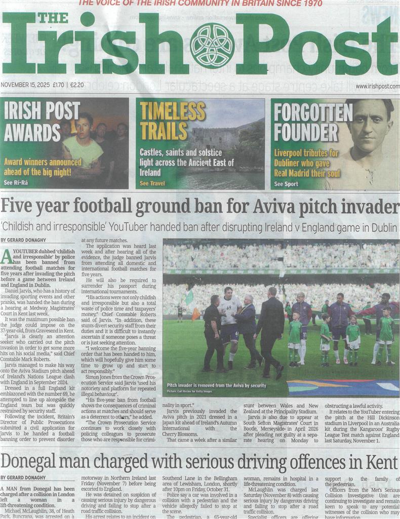 Irish Post - 15/11/2025