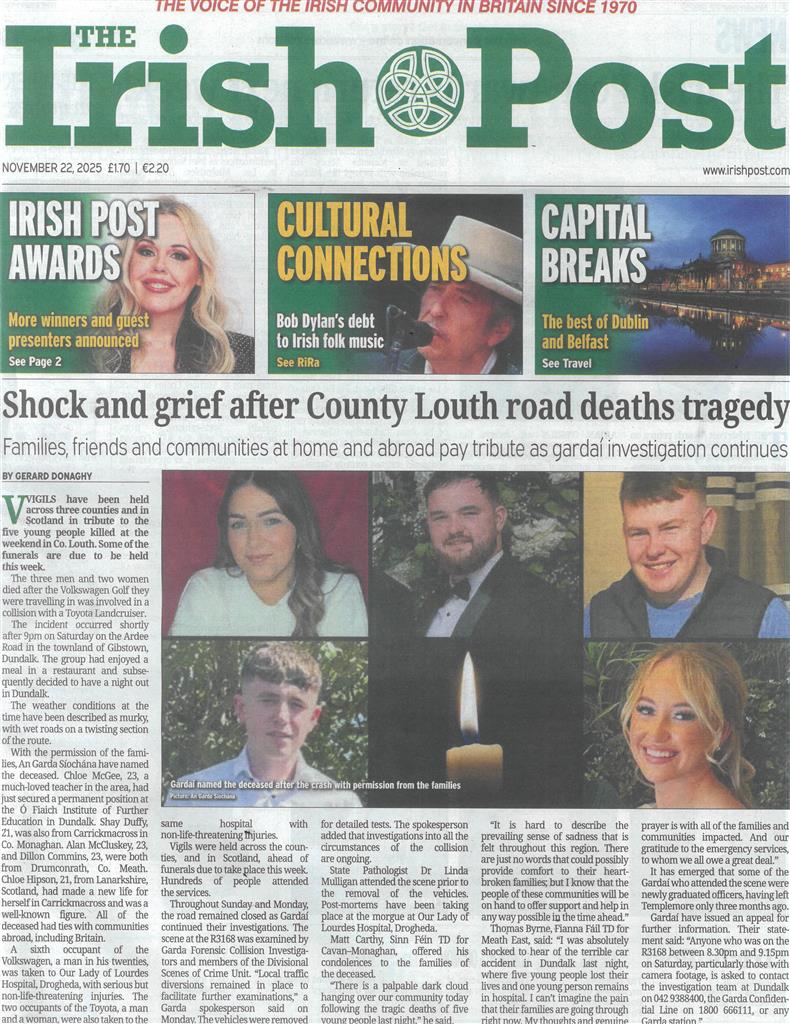 Irish Post - 22/11/2025