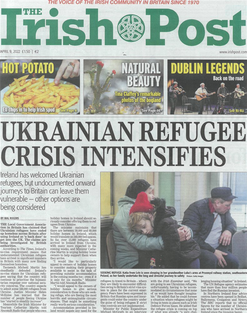 Irish Post Magazine Issue 09/04/2022