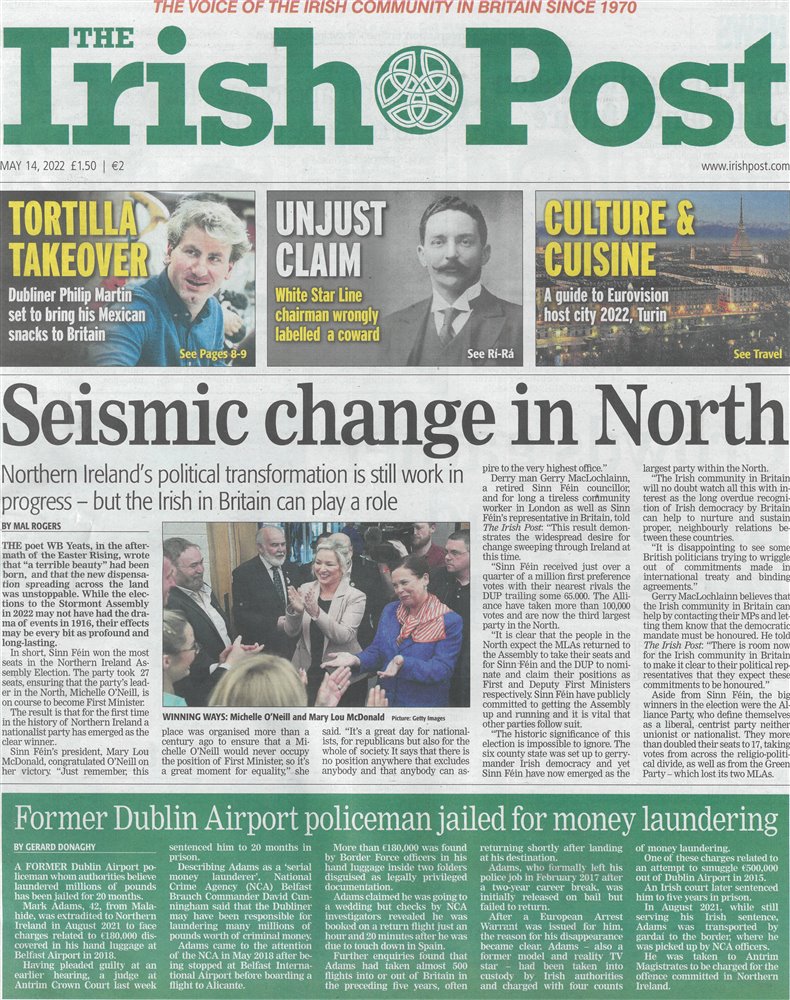 Irish Post Magazine Issue 14/05/2022