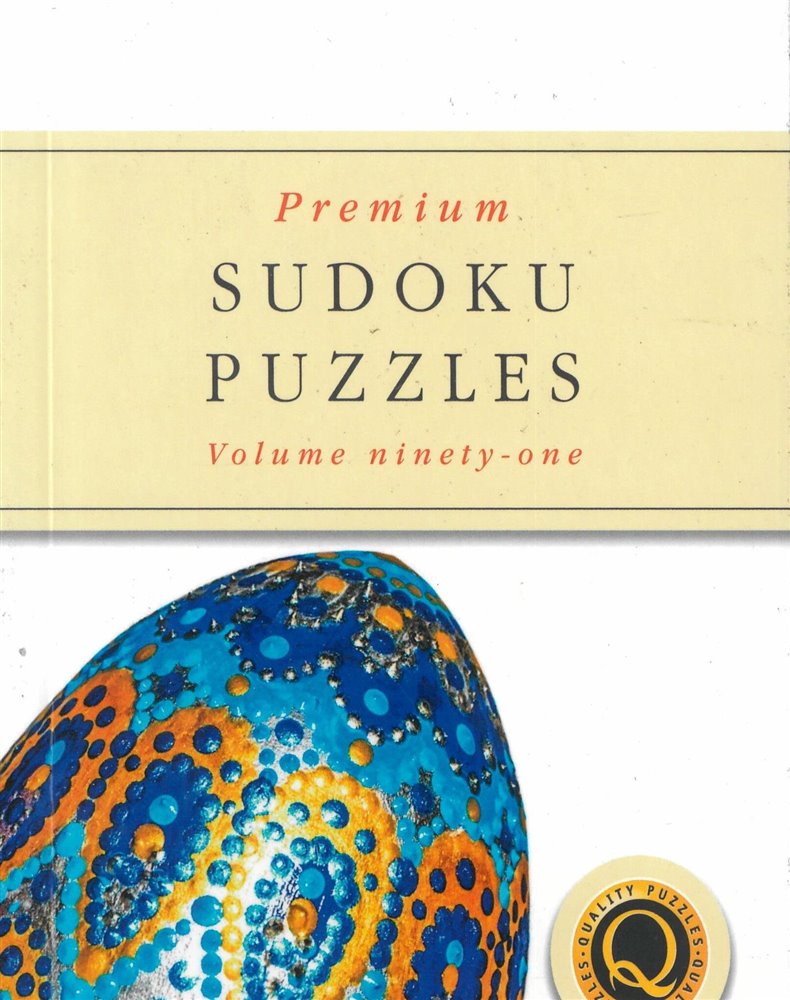 Premium Sudoku Puzzles Magazine Issue NO 91