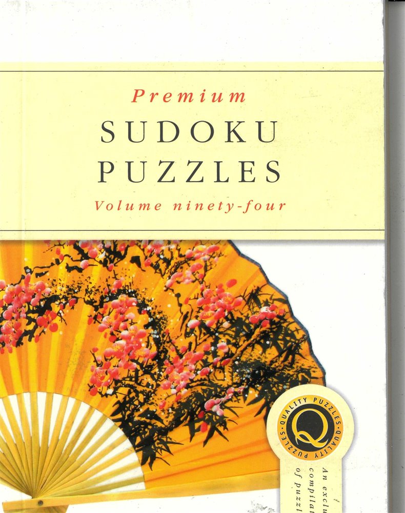 Premium Sudoku Puzzles Magazine Issue NO 94