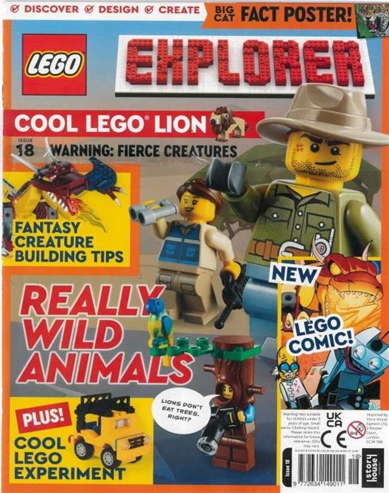Lego Explorer Magazine Issue NO 18
