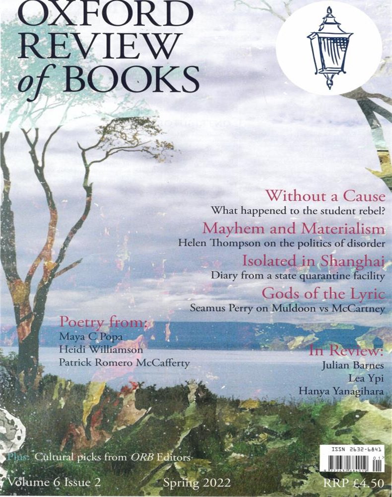 Oxford Review Of Books Magazine Issue SPRING