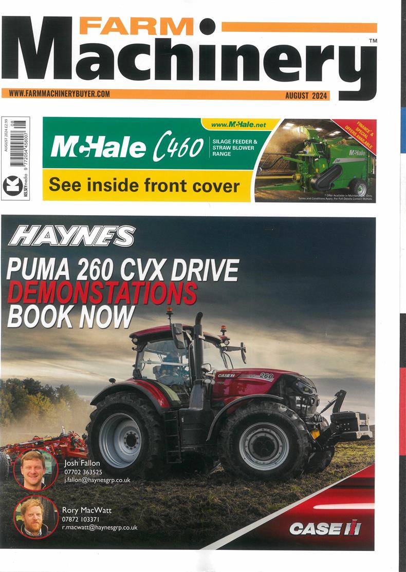 Farm Machinery - AUG 24