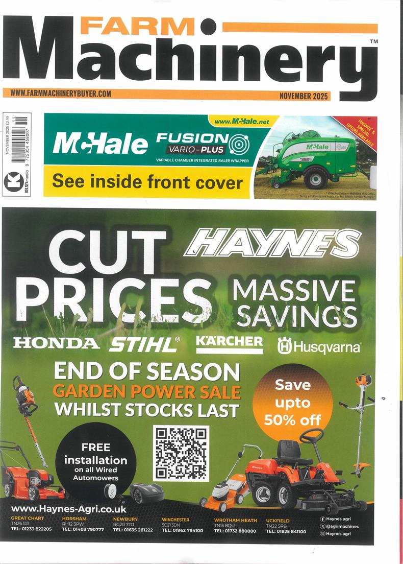 Farm Machinery - NOV 25