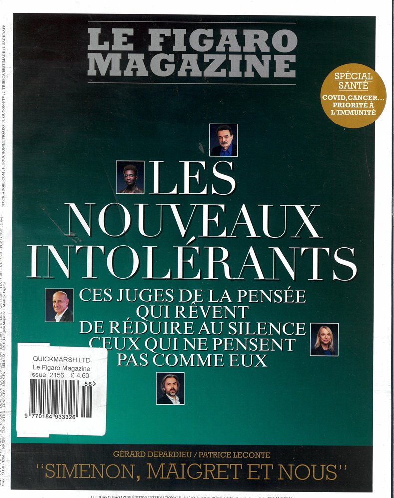 Le Figaro Magazine Issue NO 2156
