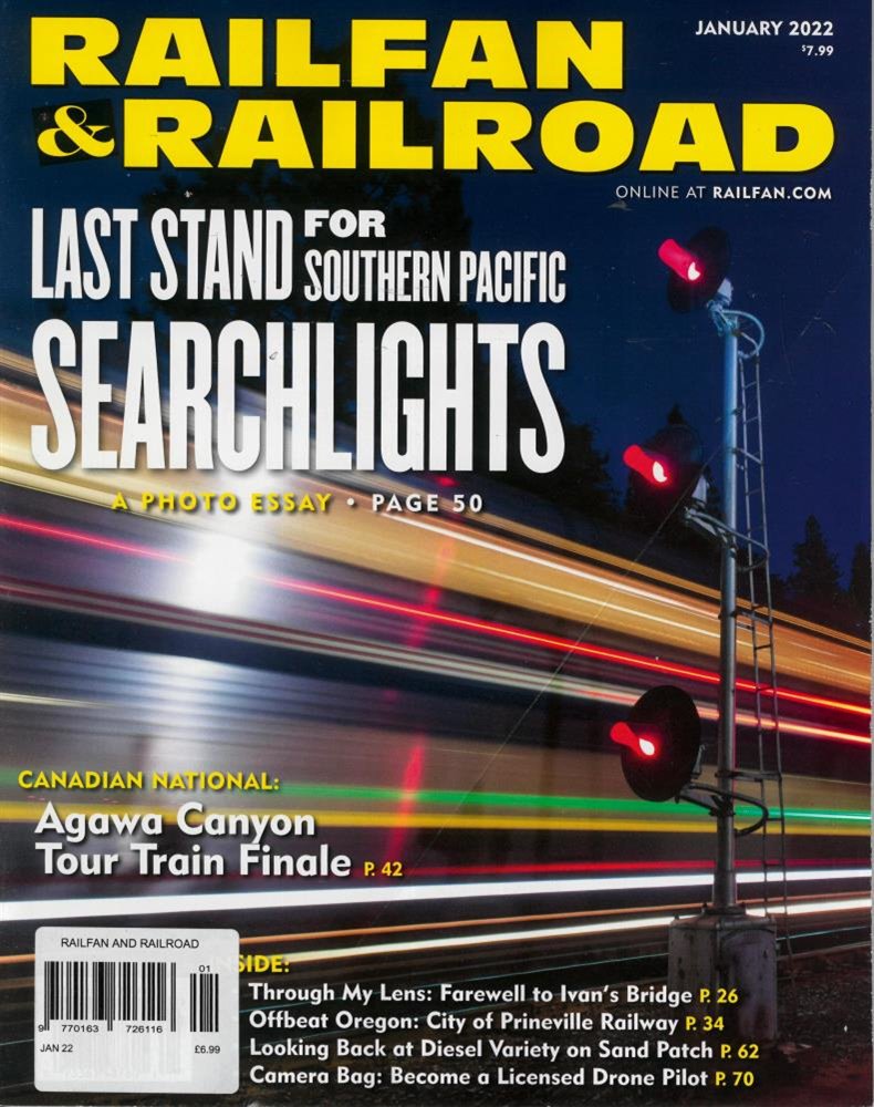 Railfan and Railroad Magazine Issue JAN 22