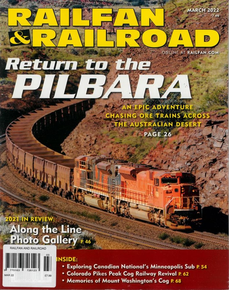 Railfan and Railroad Magazine Issue MAR 22