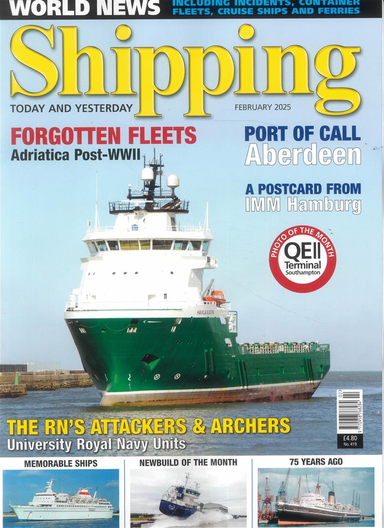 Shipping Today Yesterday - FEB 25