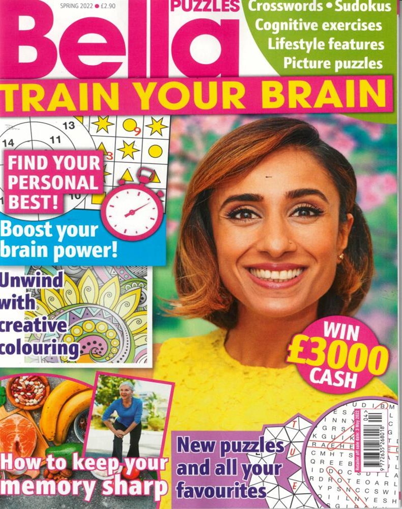 Bella Puzzles Train Your Brain Magazine Issue NO 4