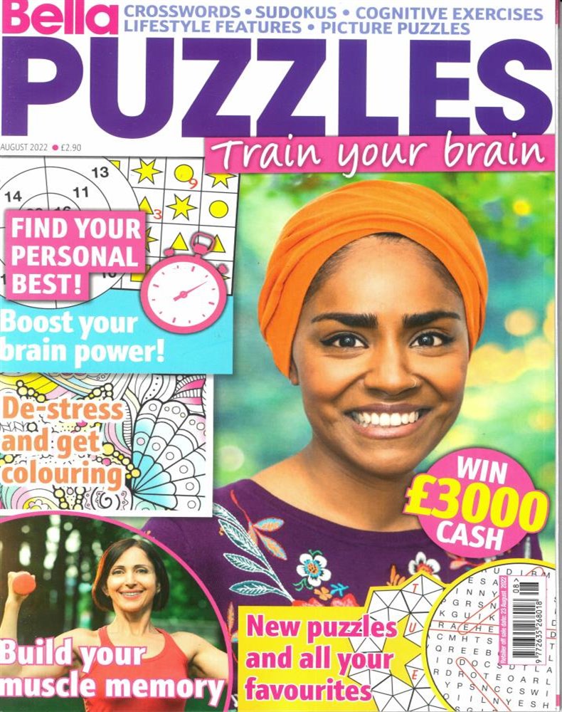 Bella Puzzles Train Your Brain Magazine Subscription