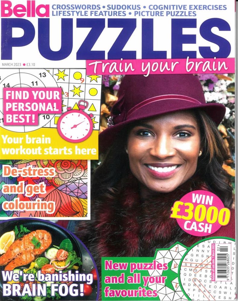 Bella Puzzles Train Your Brain Magazine Subscription