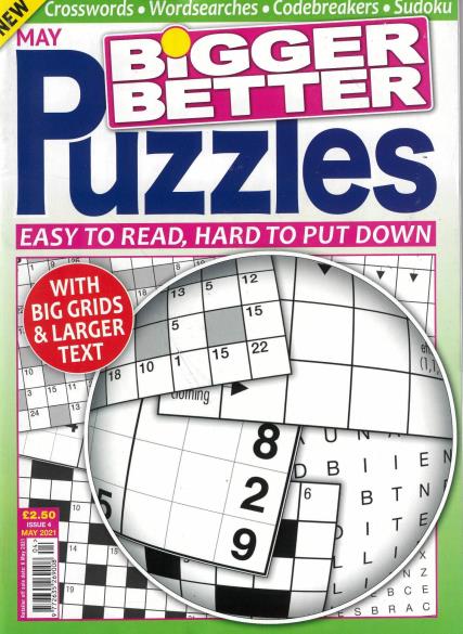 Bigger Better Puzzles magazine