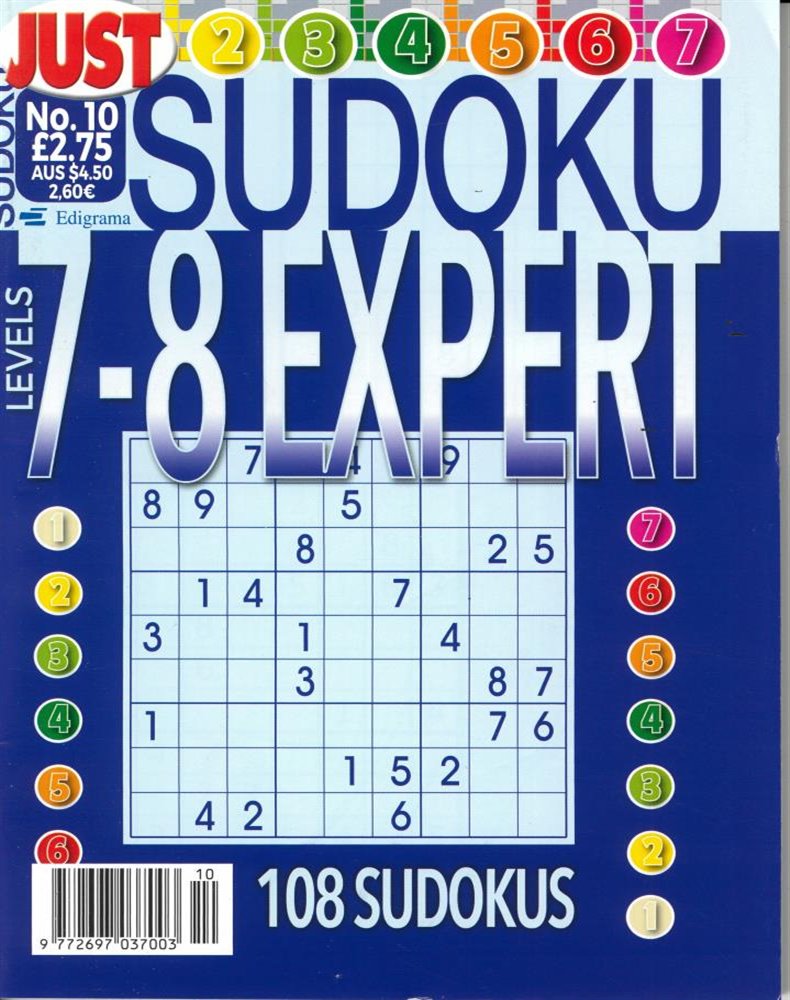 Just Sudoku Expert Magazine Issue NO 10