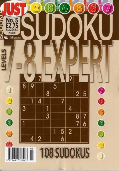 Just Sudoku Expert Magazine