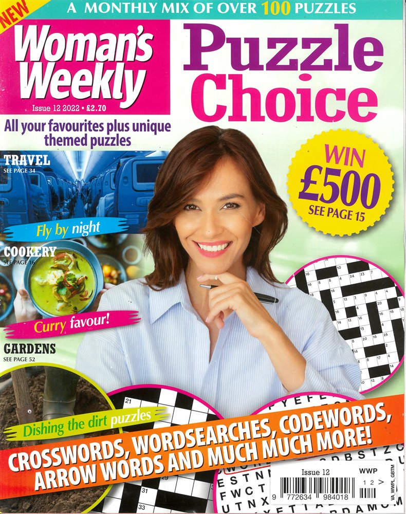 Womans Weekly Puzzle Choice Magazine Issue NO 12