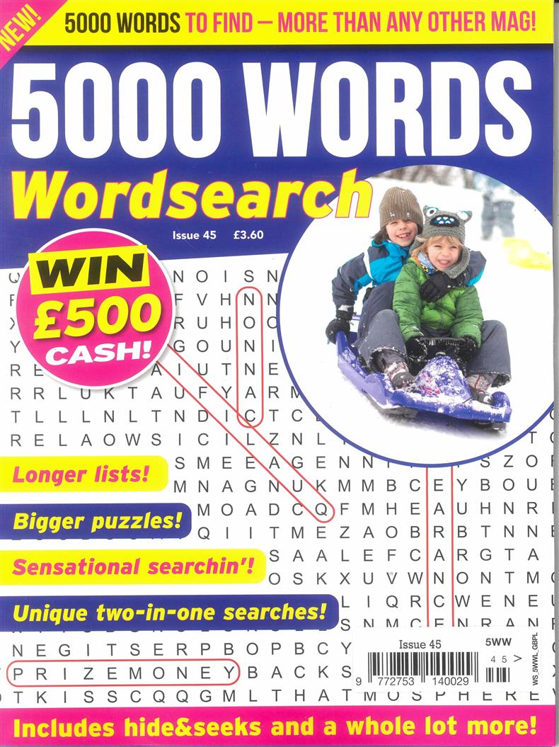 5000 Words Wordsearch - NO 45