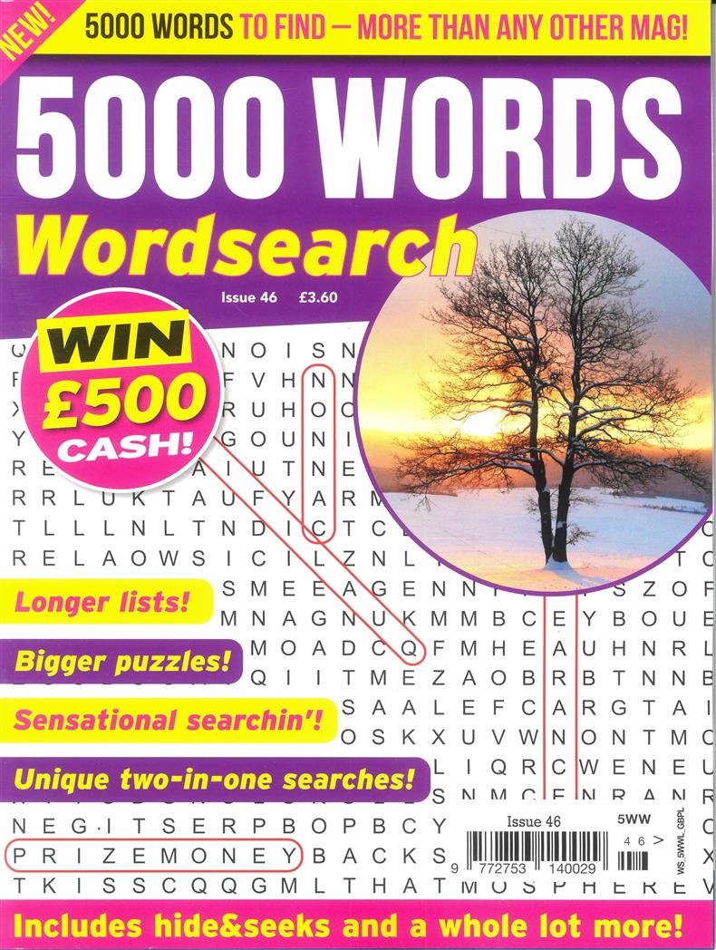 5000 Words Wordsearch - NO 46