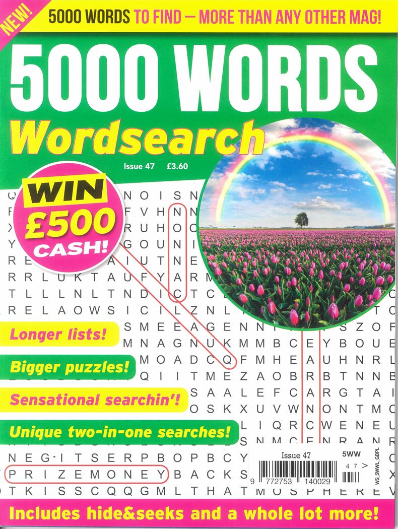 5000 Words Wordsearch - NO 47