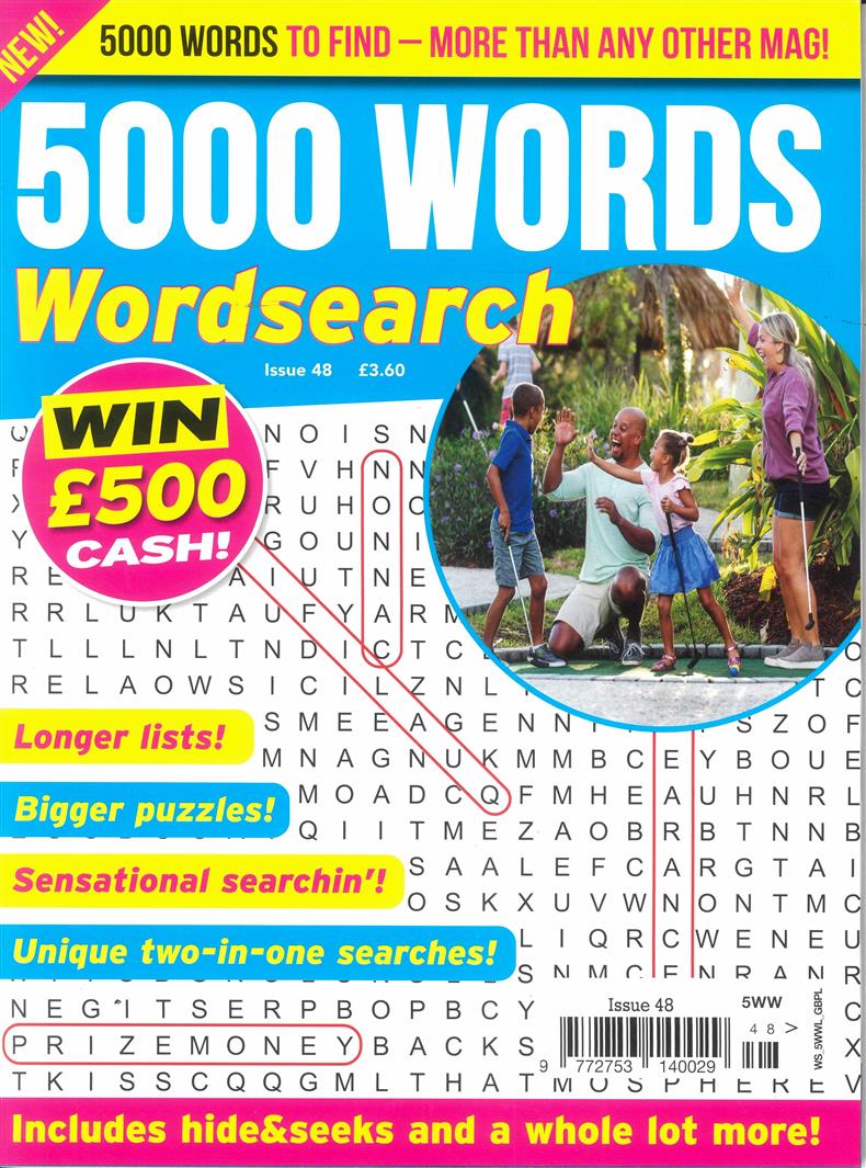 5000 Words Wordsearch - NO 48